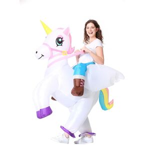 TOONRAIN Uniform Adult Funny Dress up Holiday Party Adjusting Atmosphere Half Wear Inflatable Costume in Kuwait