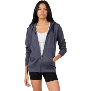 Urban Look Women’s Zip Up Hoodie Relaxed Fit Lightweight Soft Fleece Casual Everyday Jacket in Saudi Arabia