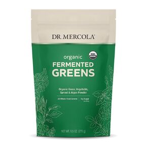 Dr. Mercola Organic Fermented Greens Powder - Supports Digestive & Cellular Health - Certified Organic, Non-GMO & Soy-Free - 9.5 oz (90 Servings) in Saudi Arabia