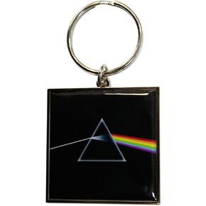 Pink Floyd Keyring Keychain Dark Side Of The Moon Album Official Metal Size One Size in Saudi Arabia