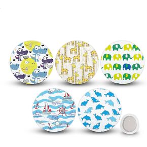 15Pack Waterproof G7 Adhesive Patches Stelo Sensor Covers Hypoallergenic & Latex-Free Overpatch Breathable CGM Protection Covers for 15 Days,Sea & Safari Fun in Saudi Arabia