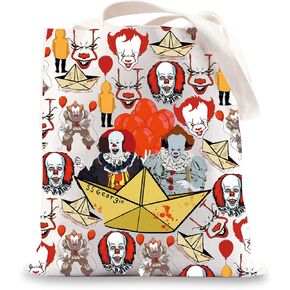 BWWKTOP مهرج الشر المهرج حقيبة كروسبودي Pennywise المشجعين هدية Pennywise الوجه حقيبة كتف Pennywise Merch in Kuwait