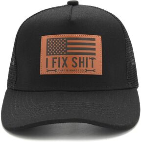 Funny I Fix Shit That's What I Do Baseball Hat,Adjustable，Breathable Humor Trucker Caps for Men/Women in Saudi Arabia