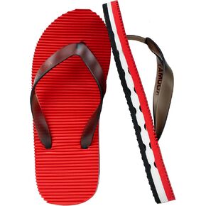Womens Men Casual Flip Flops with Massage Comfortable Arch Support Yoga Mat Summer Beach Walking Thong Cushion Sandals Lightweight Flats Non-Slip Shoes Indoor Outdoor in Kuwait