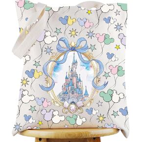 KEYCHIN Magical Castle Tote Bag Enchanted Kingdom Inspired Gift Fairytale Castle Shoulder Bag Princess Castle Merch in Saudi Arabia