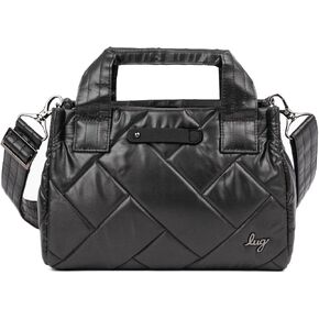 Lug Jitterbug Crossbody Bag, Metallic Black 2 - Stylish & Organized Small Purse with Charm Bar in Saudi Arabia