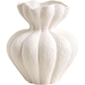Flower Vase Vase Ornaments Living Room Desktop Home Restaurant Retro Ceramic Dried Flower Vase Vases for Centerpieces(A) in Saudi Arabia