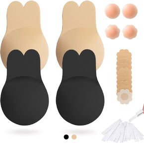 Sticky Bra Backless Strapless Bras Adhesive Push Up Invisible Stick on Silicone Bra for Women Breast Lift Nipple Covers in Saudi Arabia