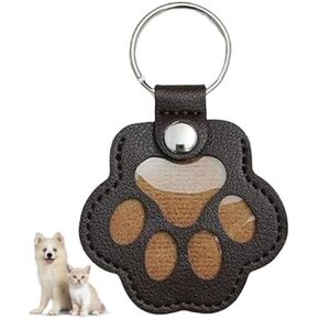 Cat Dog Hair Storage Keychain, Cat & Dog Lovers Gifts, Pet Hair Keychain, Fur Keepsake Keyring - Pet Memorial Gifts in Kuwait