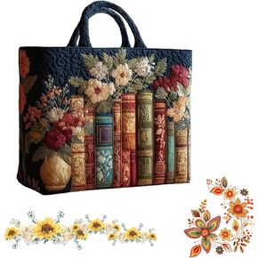 Quilted Tote Bag, Quilted Tote Bags for Women, Cute Quilted Shopping Tote Bag, Casual Daily Handbag for Women’s Shopping in Saudi Arabia