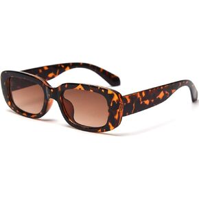 Trendy Retro Rectangle Sunglasses for Womens Fashion 90s UV 400 Protection Square Frame Eyewear Glasses SG16123 in Saudi Arabia