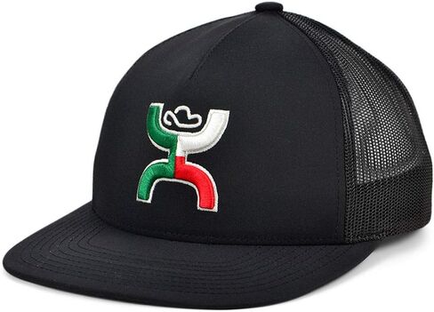 HOOEY Men's Boquillas Mesh Trucker Cap Black One Size in Saudi Arabia