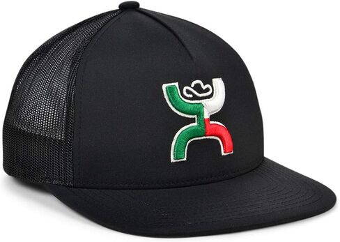 HOOEY Men's Boquillas Mesh Trucker Cap Black One Size in Saudi Arabia