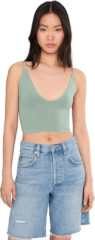 Free People Women's Round Two Skinny Strap Forest Run Medium Large in Kuwait