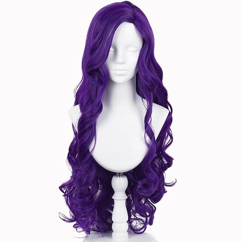 27inches Long Curly Rainbow Hair Wigs for Cosplay Party Halloween Multicolor Wig (Adult) in Kuwait