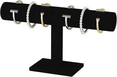 Bracelet Holder Stand,Bracelet Organizer Display for Selling,Bangle Organizer for Women,Watch Storage Holder for Men,Jewelry Business Supplies (Black, 1 Tier) in Saudi Arabia