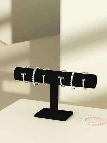 Bracelet Holder Stand,Bracelet Organizer Display for Selling,Bangle Organizer for Women,Watch Storage Holder for Men,Jewelry Business Supplies (Black, 1 Tier) in Saudi Arabia