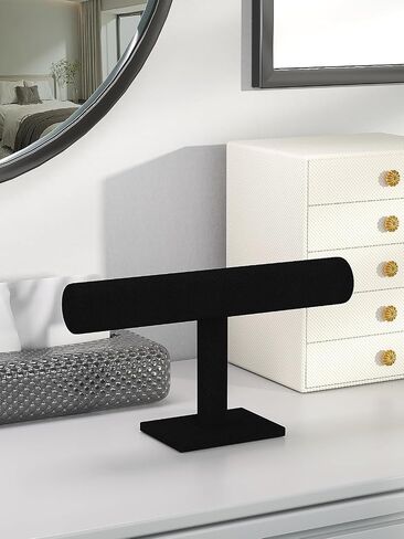 Bracelet Holder Stand,Bracelet Organizer Display for Selling,Bangle Organizer for Women,Watch Storage Holder for Men,Jewelry Business Supplies (Black, 1 Tier) in Saudi Arabia