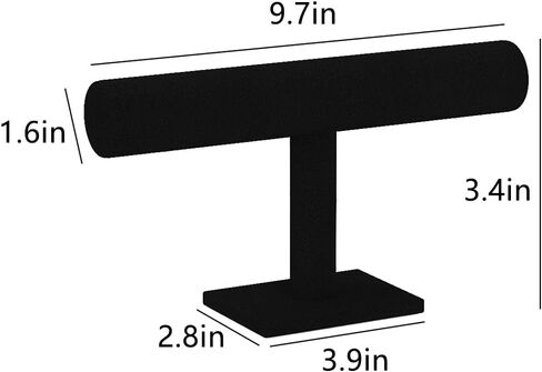 Bracelet Holder Stand,Bracelet Organizer Display for Selling,Bangle Organizer for Women,Watch Storage Holder for Men,Jewelry Business Supplies (Black, 1 Tier) in Saudi Arabia