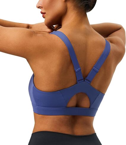 Sports Bras for Women Medium Impact - Adjustable Straps Medium Support Y-Back Workout Running Gym Athletic Bra in Saudi Arabia