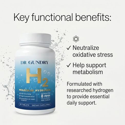 Hydrogen Water Tablets, with Elemental Magnesium - GMO-Free, Gluten-Free & Soy-Free (90 Count) (1) in Saudi Arabia