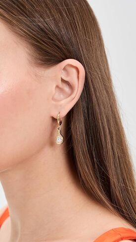 Luv Aj Women's The Georgia Stone Knot Hoops in Saudi Arabia