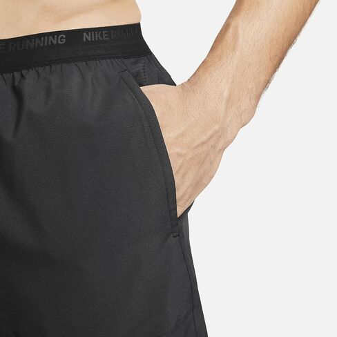 شورت الجري Nike Stride للرجال Dri-FIT مقاس 7 بوصات (أسود/أسود، DM4761-010) مقاس متوسط ​​طويل القامة in Kuwait