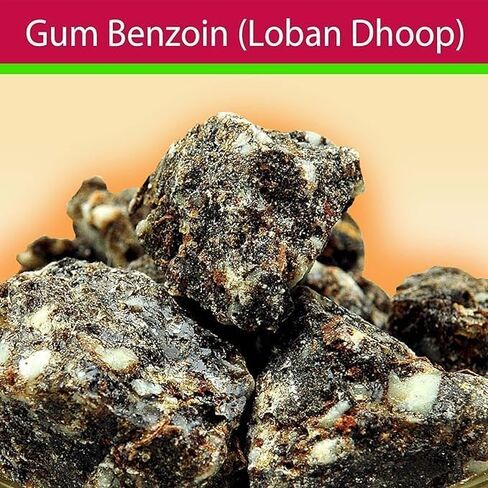 Pure Original Natural Loban, Sambrani-Benzoin Herbal Dhoop for Pooja, Hawan, Home Fragrance, Dhoop, 50g in Saudi Arabia