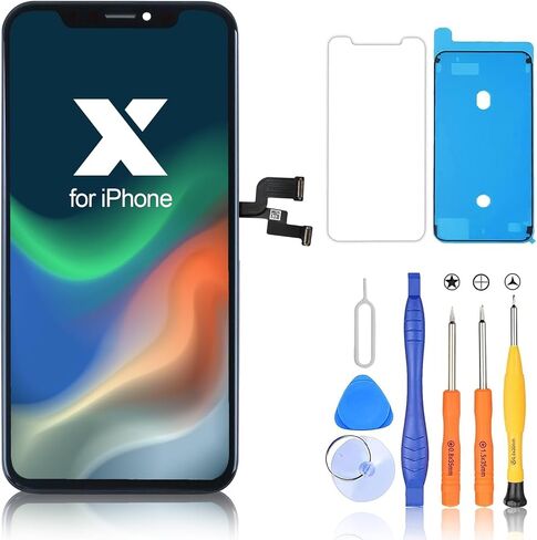 Ayake for iPhone 13 Mini Screen Replacement, 5.4 inch FHD LCD Display and Touch Digitizer Screen, True Tone Programmable, Face ID Remains (for A2481, A2626, A2628, A2629, A2630) in Saudi Arabia