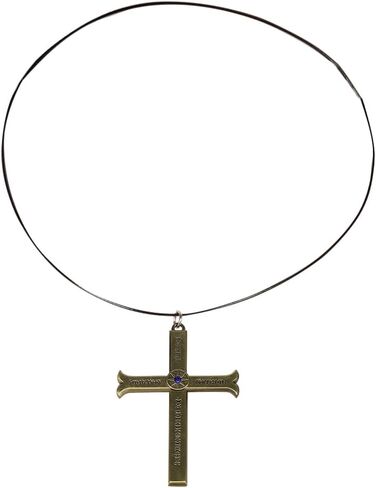 Mihawk Cosplay Hat Hawk Eyes Mihawk Costume Necklace Pirate Feather Hat Cross Necklace Halloween Mens Outfits Props in Saudi Arabia