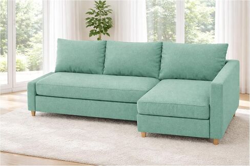 Long Lasting Polyester Material Friheten Sleeper Sofa Cover Replacement Compatible with IKEA Friheten Sofa Bed, Or Corner Sectional Slipcover. Sofa Cover Only. (Orange Left) in Kuwait