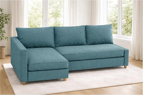 Long Lasting Polyester Material Friheten Sleeper Sofa Cover Replacement Compatible with IKEA Friheten Sofa Bed, Or Corner Sectional Slipcover. Sofa Cover Only. (Orange Left) in Kuwait