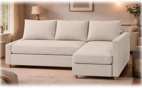 Long Lasting Polyester Material Friheten Sleeper Sofa Cover Replacement Compatible with IKEA Friheten Sofa Bed, Or Corner Sectional Slipcover. Sofa Cover Only. (Orange Left) in Kuwait