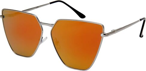 EDGEIWEAR Oversized Cat Eye Flat Lens Sunnies Spring Hinge W/Fiber Case M3158S in Saudi Arabia