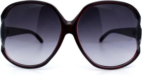 SA106 Womens Extra Oversized Round Designer Fashion Exposed Lens Butterfly Sunglasses in Kuwait