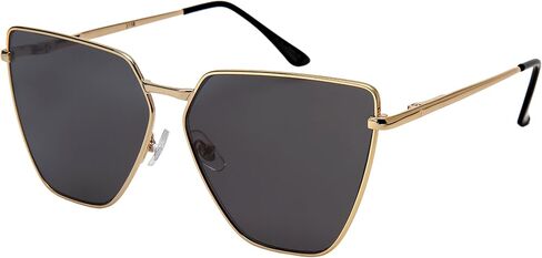 EDGEIWEAR Oversized Cat Eye Flat Lens Sunnies Spring Hinge W/Fiber Case M3158S in Saudi Arabia