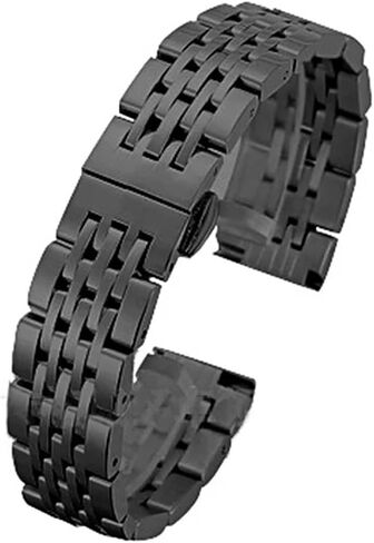 Stainless Steel Watch Strap 18mm 20mm 22mm Butterfly Buckle Metal Universal Watchband Accessories in Saudi Arabia