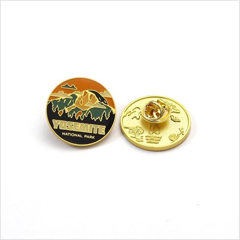Enamel Pin - Yosemite National Park Simple Design. Collector’s Edition, Durable & Stylish Souvenir Pin for Backpacks, Jackets, Hats, and Accessories, National Park Lovers Gift in Kuwait