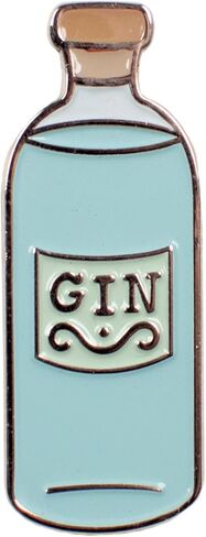 The Unemployed Philosophers Guild Negroni Cocktail Enamel Pin Set - Strong Rubber Backing Clasps, Set of 4 Pins in Kuwait