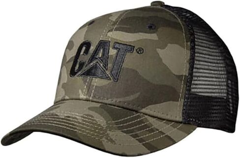 Caterpillar Equipment Structured Camo Snapback Mesh Cap/Hat in Saudi Arabia