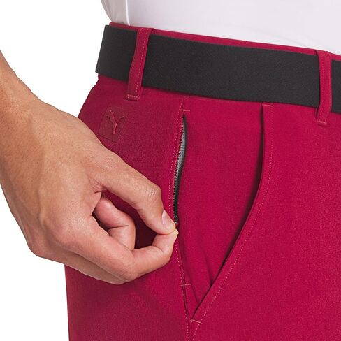 شورت PUMA Golf للرجال Standard 101 Solid قصير 9"، أحمر كثيف in Kuwait