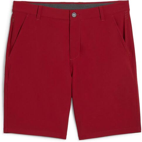 شورت PUMA Golf للرجال Standard 101 Solid قصير 9"، أحمر كثيف in Kuwait