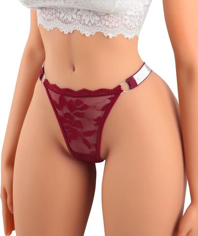 Hibluco Lace Sexy Women Thongs Shine Underwear Mesh Breathable Panties in Saudi Arabia