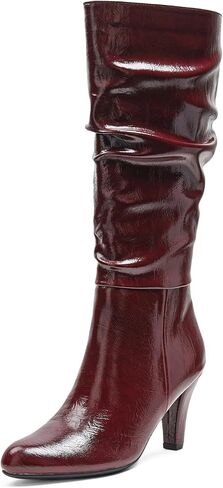 Knee High Boots Women Stylish Boots High Heel Pointed Toe Side Zipper Fall And Winter Long Tall Boots for Womean in Saudi Arabia