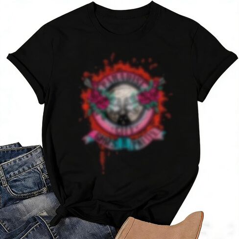 Western Cowboy Vintage Graphic Shirts for Women Cowgirl Country Music Concert Tshirts Funny Retro Rodeo Tops in Saudi Arabia