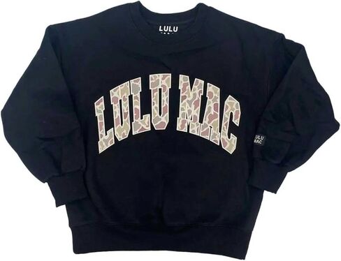 تي شيرت LULU MAC Camo Applique Sweatshirt - للكبار in Kuwait