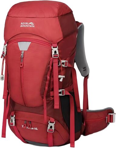 50L Hiking Camping Backpack for Men Women Lightweight Backpacking Back pack,Waterproof Travel Outdoor Sport Climbing Daypack with Rain Cover in Saudi Arabia