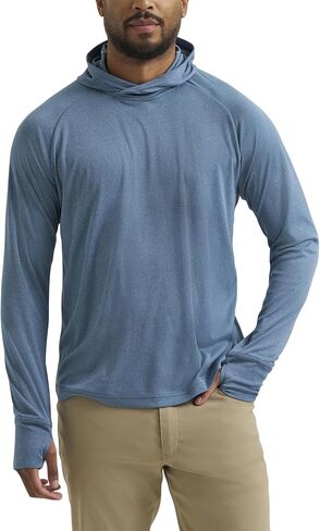 ATG Mens Long Sleeve Hooded Sun Tee in Saudi Arabia