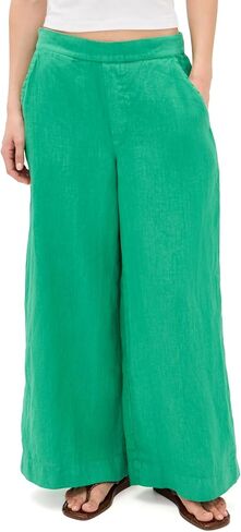 Frank & Eileen Women's Pull-On Crop Wide Leg Pants in Kuwait