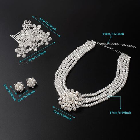 6 Pieces 1920s Accessories, Audrey Hepburn Costume Set Breakfast at Tiffany's Accessories Holly Golightly Costume for Women Halloween Cosplay in Saudi Arabia